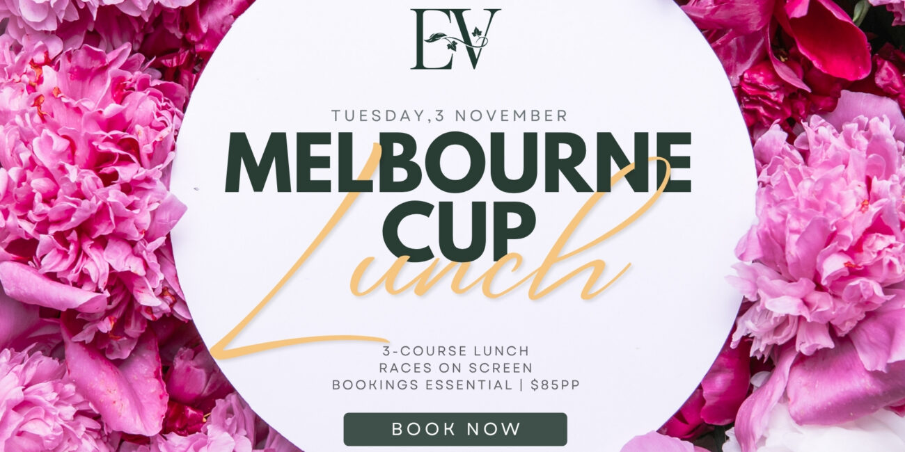 2026 Melbourne Cup 3-course lunch at Ember & Vine, located on Level 4, Crowne Plaza Adelaide Mawson Lakes.